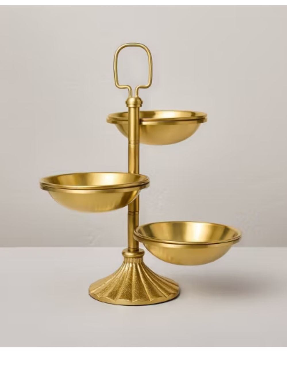 Brass Tiered Snack Serving Bowls - Hearth & Hand™ with Magnolia